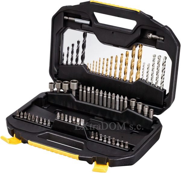 Bits, Stanley drills set 70 cz.in a strong cassette Sta7184