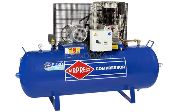 Airpress Industrial compressor K500-1500S 15BAR TANK 500L Capacity 1500 l/min 36523 + Super discount