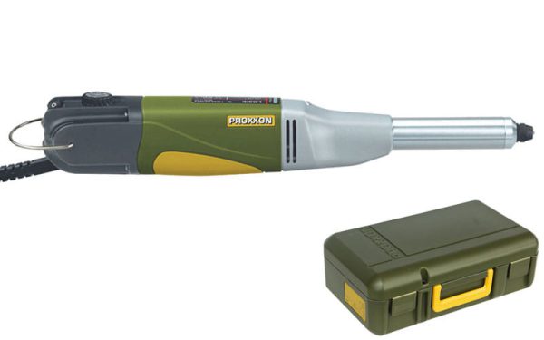 Precision drill with a long Proxxon LBS/E 28485 neck
