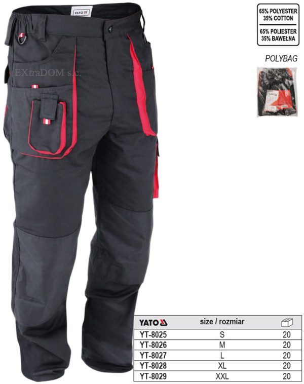 Working pants yato size L yt-8027