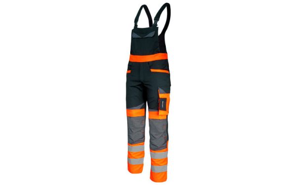 Working pants type Slim Fit Lahti Pro size M, L4061102 Black and orange