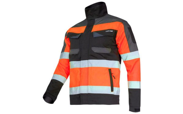 Working jacket Slim Fit Lahti Pro size XXXL, L4041206 Black and orange