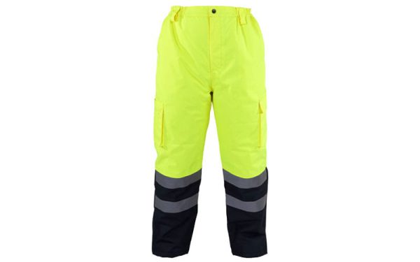 Winter warning pants insulated to the Lahti Pro belt size L, L4100203 Yellow