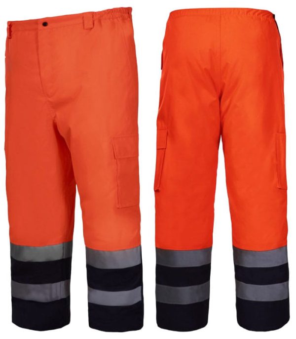 Winter warning pants insulated to the Lahti Pro belt size M, L4100102 Orange