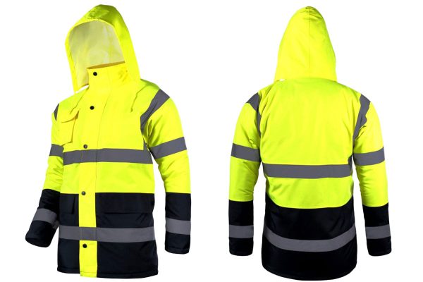Reflective winter warning jacket Lahti Pro size S l4090701 yellow