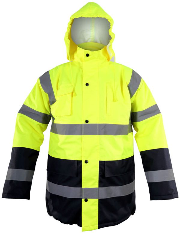 Reflective winter warning jacket Lahti Pro size S l4090701 yellow