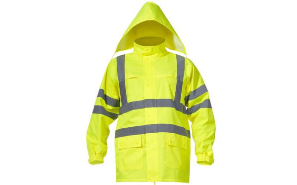 Reflective rain jacket Lahti Pro size XXL L4091305 Yellow