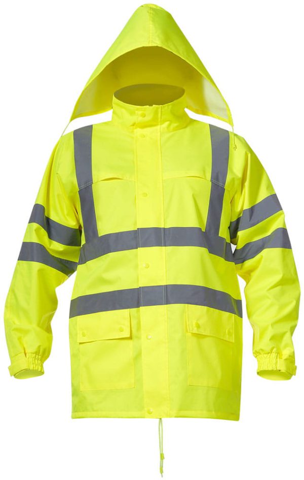 Reflective rain jacket Lahti Pro size XXL L4091305 Yellow