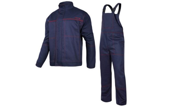 Welding clothing, sweatshirt and reinforced pants Lahti Pro navy blue size L (B) L4140523