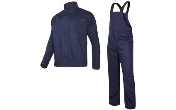 Welding clothing, Lahti Pro pants reinforced navy blue cuffs size L (c) l4140633