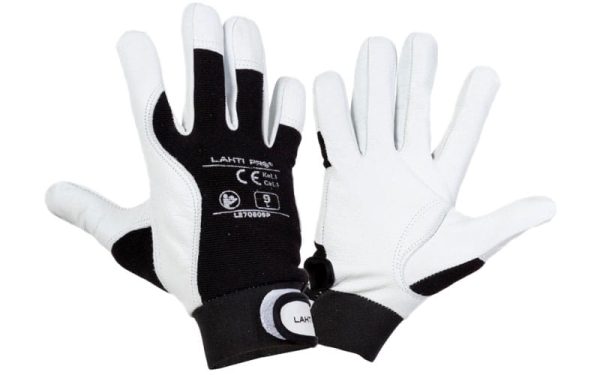 Protective gloves from goat leather Lahti Pro size L – 9 black L270809K
