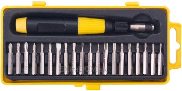 Bits, screwdriver tips with a set of set22czVorel