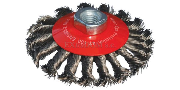 100mm conical brush abrabo wire brake