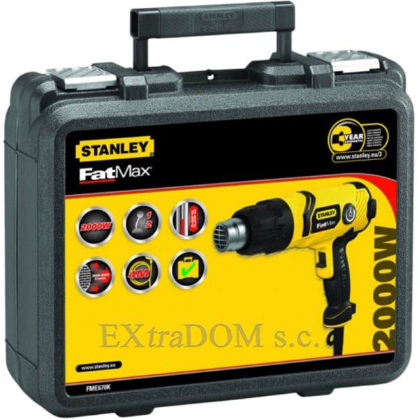 STANLEY FATMAX 2000W OPALER;50-600C;suitcase + FME670K-QS accessories