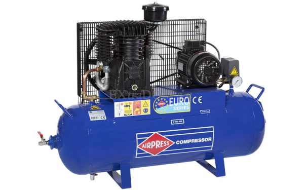 Airpress Industrial compressor K100-450 15bar Reservoir 100l capacity 450l/min 36512 + Super discount