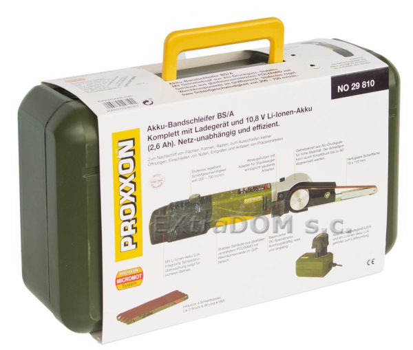 Proxxon belt belt grinder BS/A 1 Akum.2.6Ah suitcase Posses 29810